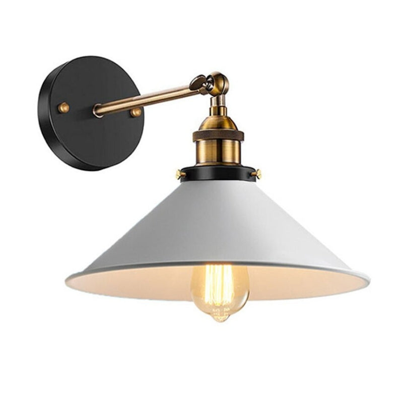 Rustic Metal LED Wall Lamp