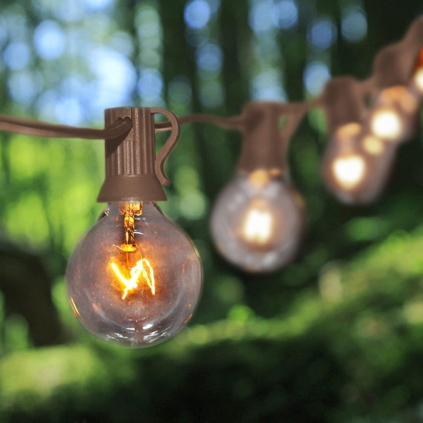 Garden Party String Lights with Globe Bulbs