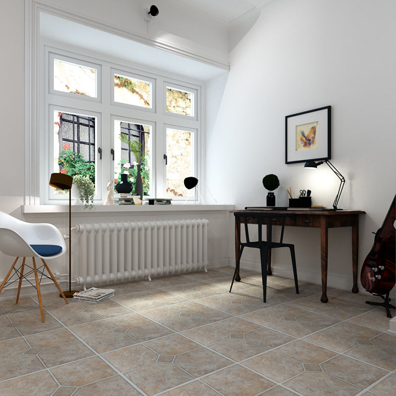 Easy Install Vinyl Floor Tiles with Diamond Pattern