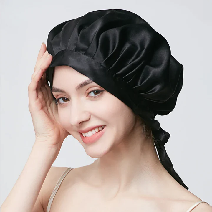 Soft Satin Sleep Bonnet - Stay On All Night