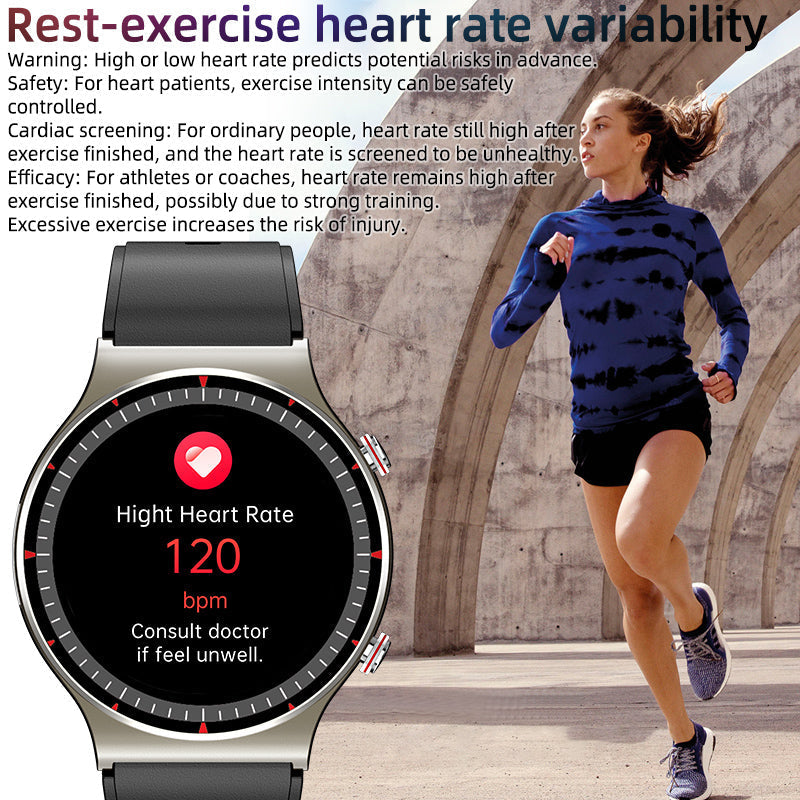 Accurate Fitness Tracker Smartwatch with Heart Monitor