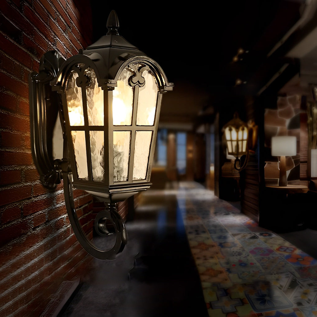 Classic Metal Weatherproof Outdoor Wall Light Fixture