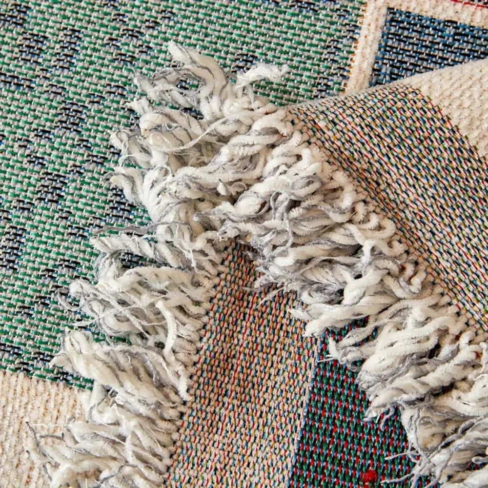 Cozy Bohemian Knit Couch Slipcover