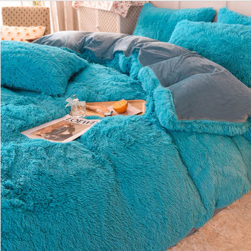 Soft Plush Winter Duvet Cover Set