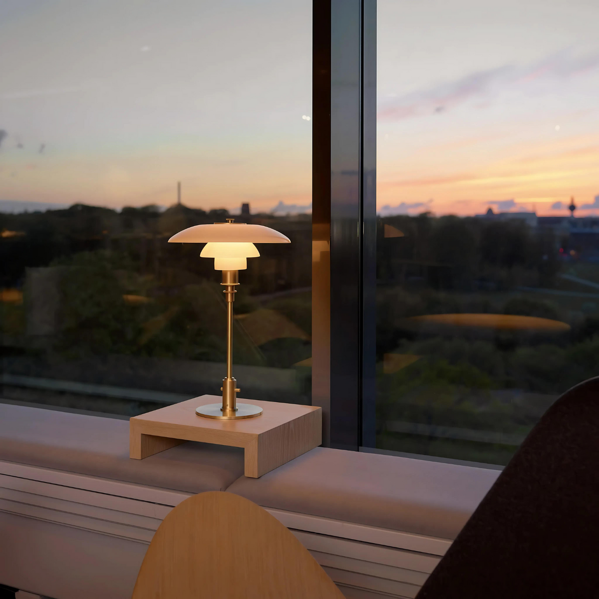 Sleek Modern Metal Desk Lamp
