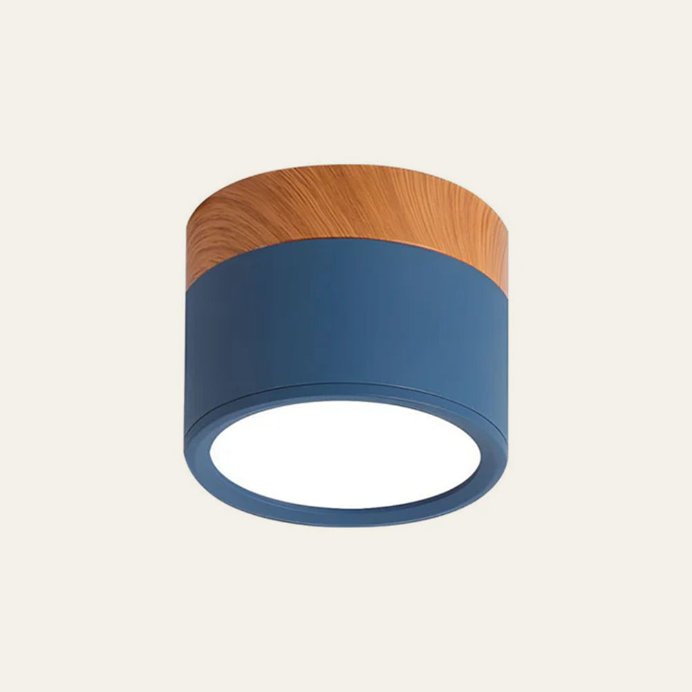 Soft White Wooden Ceiling Light Fixture
