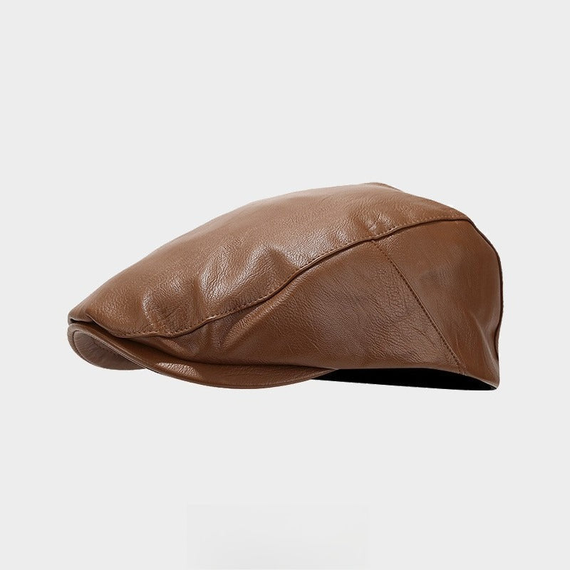 Timeless Brown Leather Hat