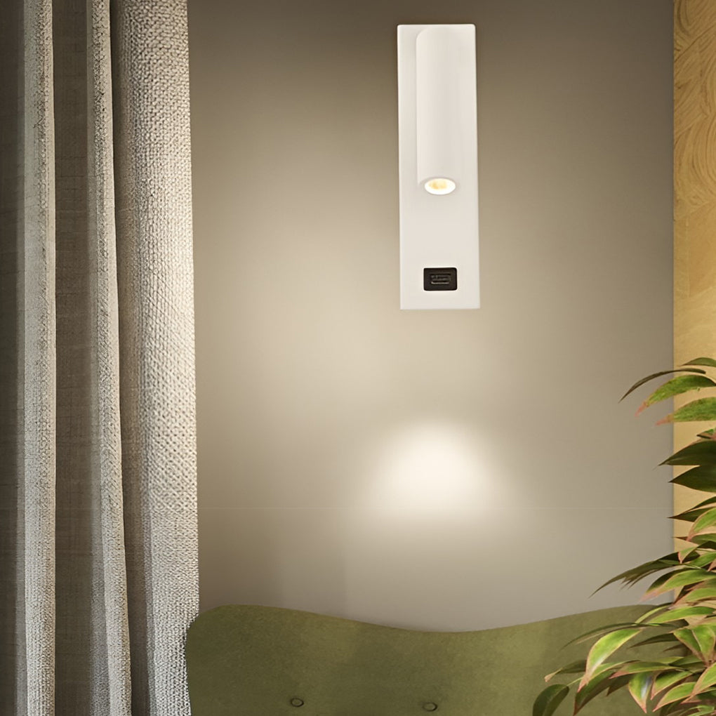 Premium Adjustable LED Wall Light with USB Charger