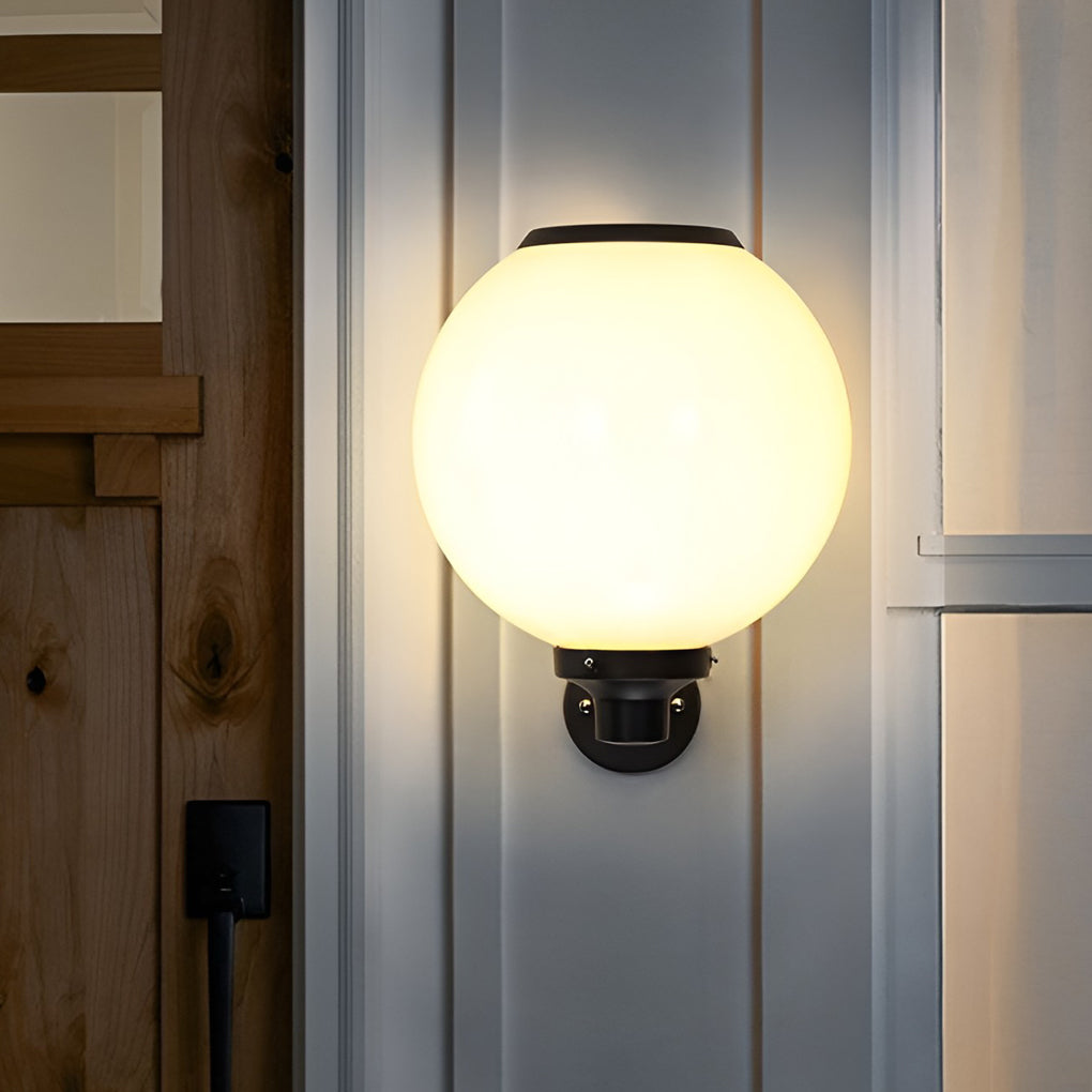 Bright Adjustable Solar Powered Outdoor Wall Lamp