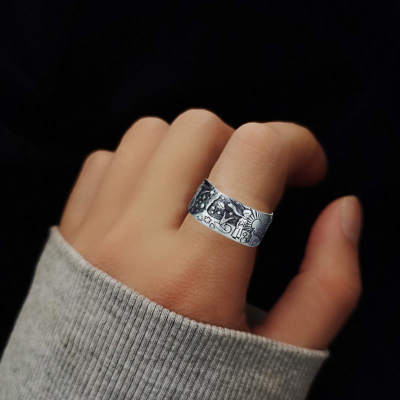 Simple Prince Universe Stainless Ring