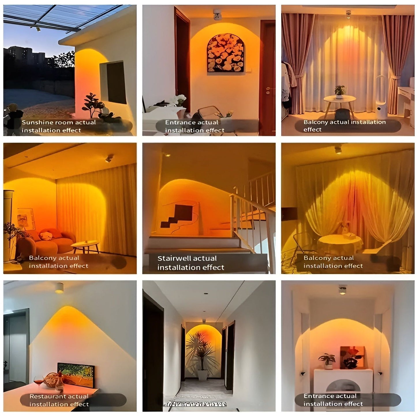 Warm Sunset LED Home Light