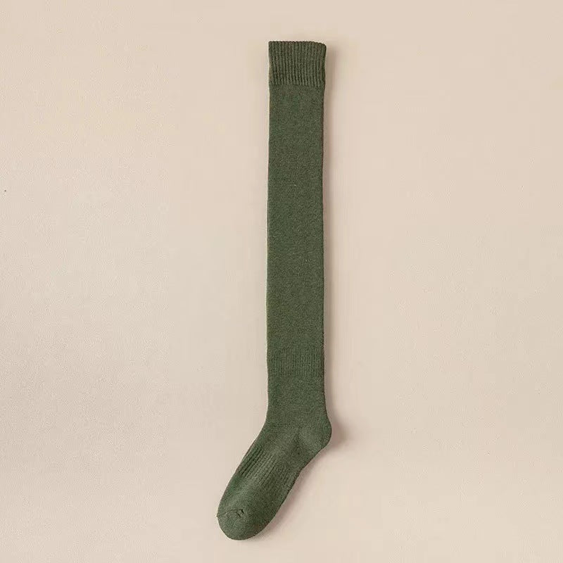 Warm Knee High Woolly Socks