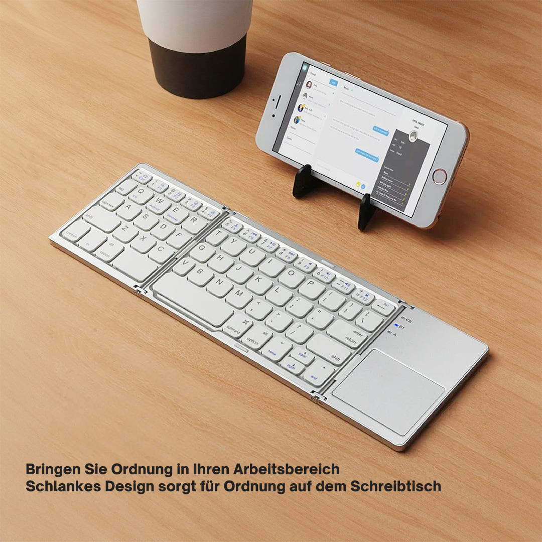 Portable Wireless Keyboard with Touchpad