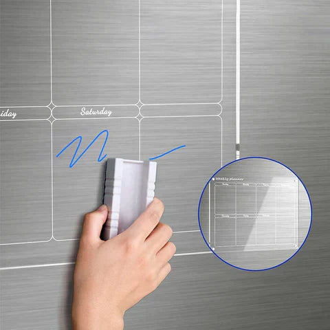 Magnetic Dry Erase Calendar Board