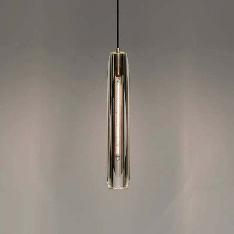 Sleek Glass Pendant Ceiling Light Fixture