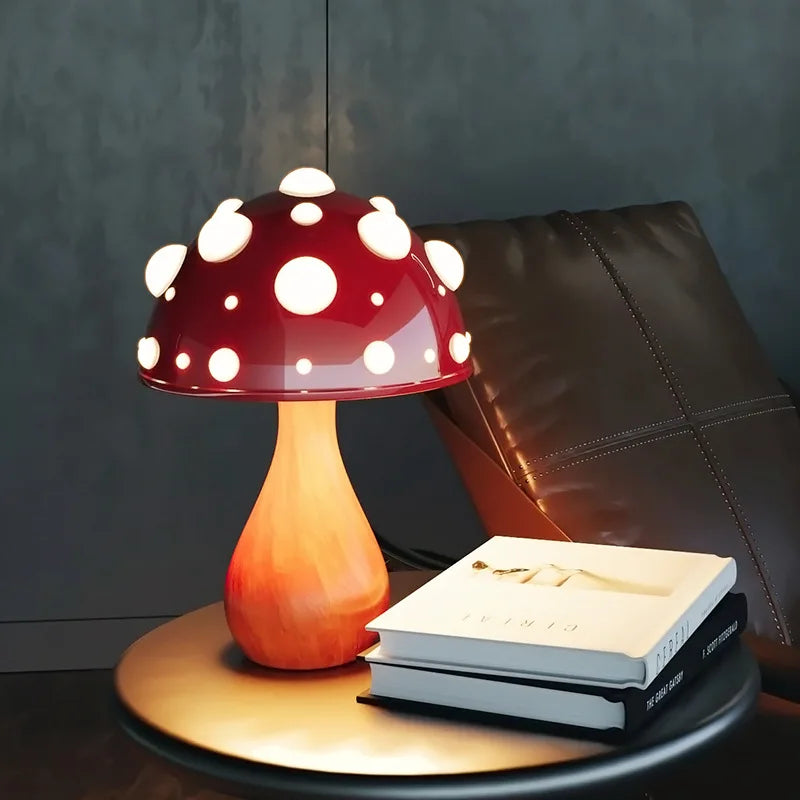 Colorful Fungi Table Lamp with Soft Glow