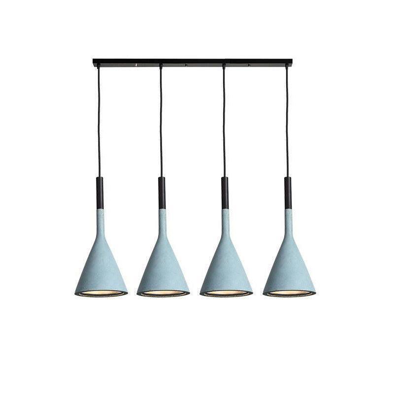 Modern Round Cement Hanging Light