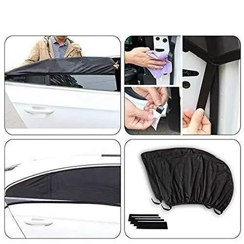 Car Sunshade and Bug Screen - Portable and Ventilated
