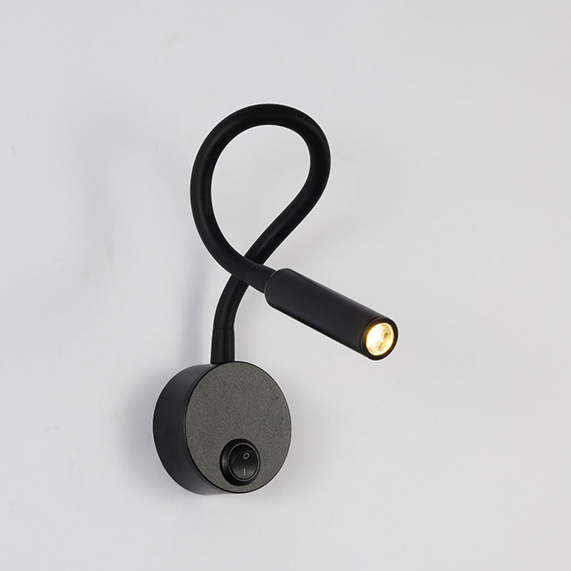 Sleek Simple LED Reading Wall Light for Bedroom