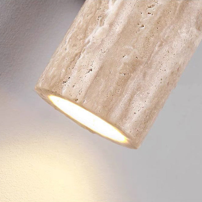 Natural Stone Double Wall Light - Modern Scandinavian Style