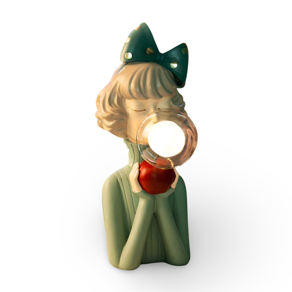 Colorful Girl Figurine Table Lamp
