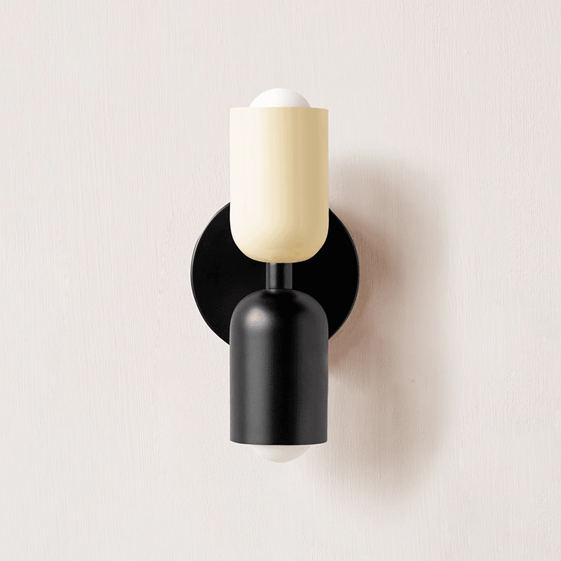 Dual Glass Table Lamp