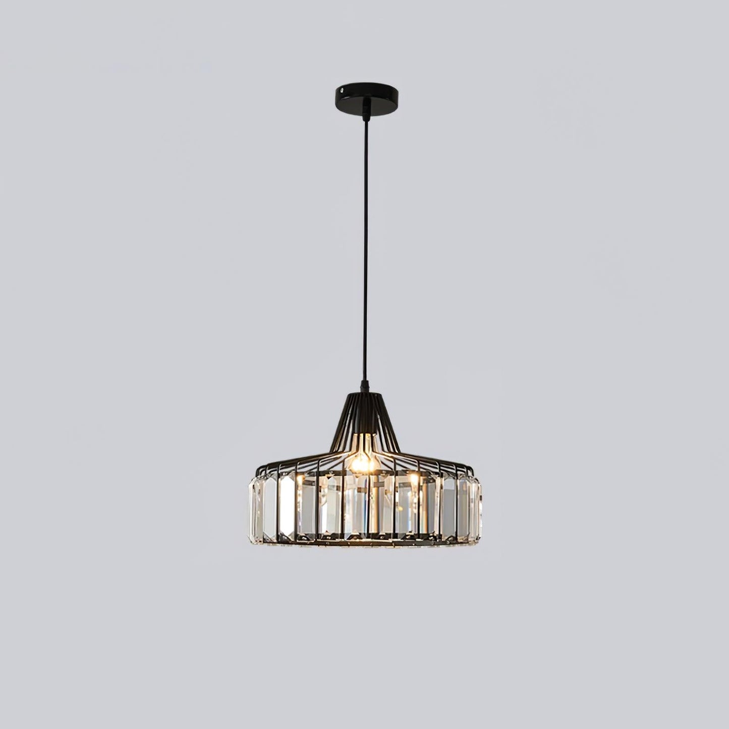 Sparkling Glass Pendant Ceiling Light Fixture