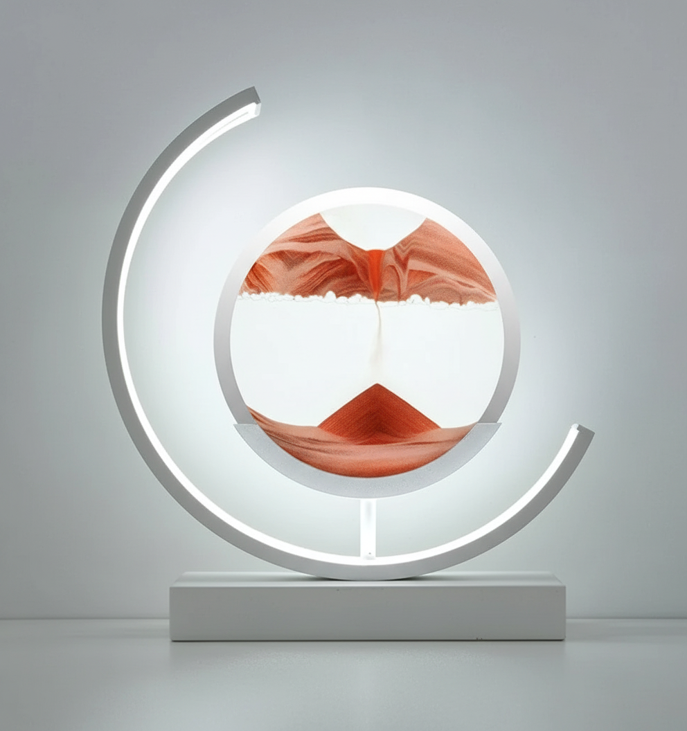 Warm Ambient Table Light with Soft Glow
