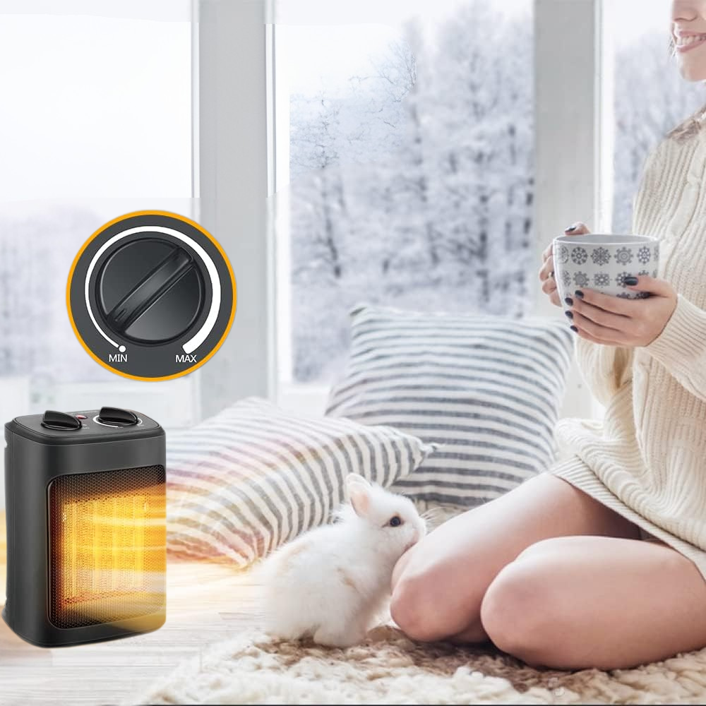Compact Electric Ceramic Room Heater