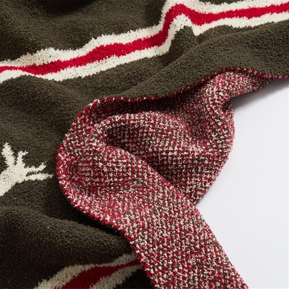 Cozy Animal Print Throw Blanket - Plush Microfiber Blanket