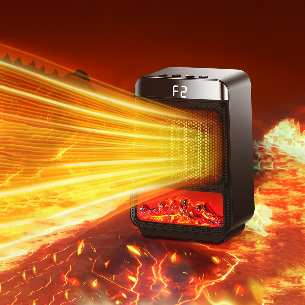 Compact Fast Heat Electric Space Heater