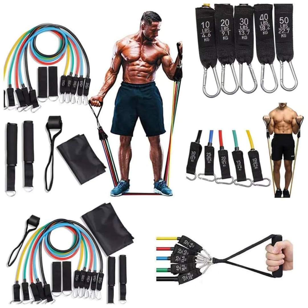 Home Gym 11-Piece Exercise Band Set - Cofik