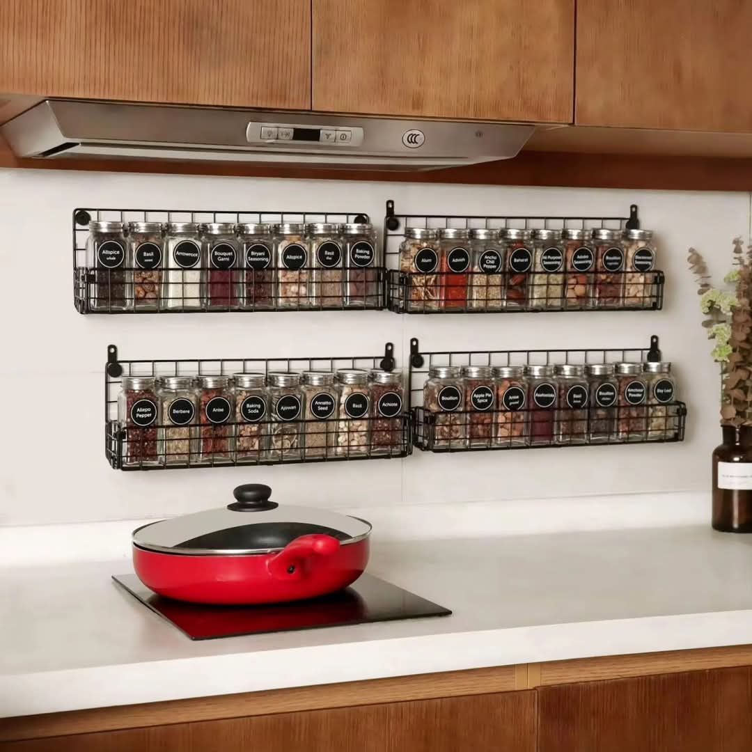Compact 4-Tier Spice Storage Rack - Cofik