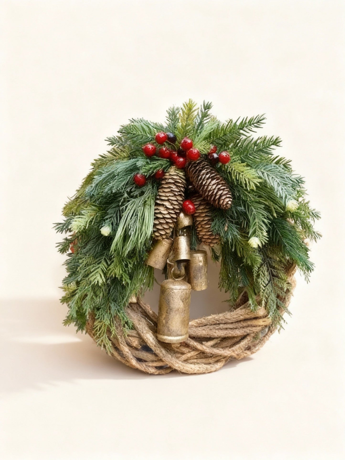 Unique Snowy Front Door Wreath