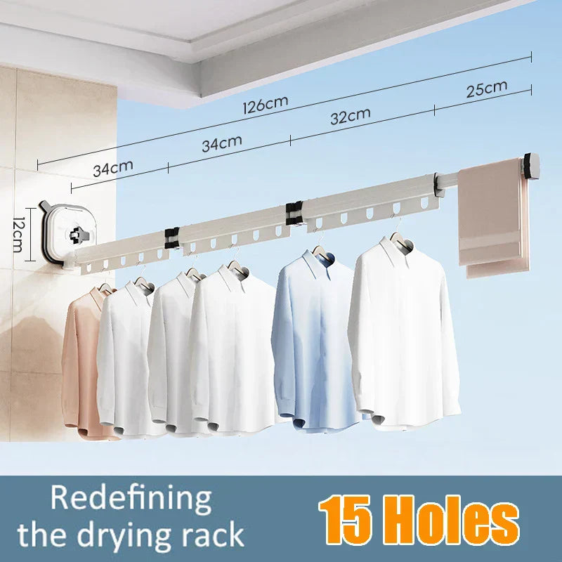 Space Saving Collapsible Wall Mount Rack