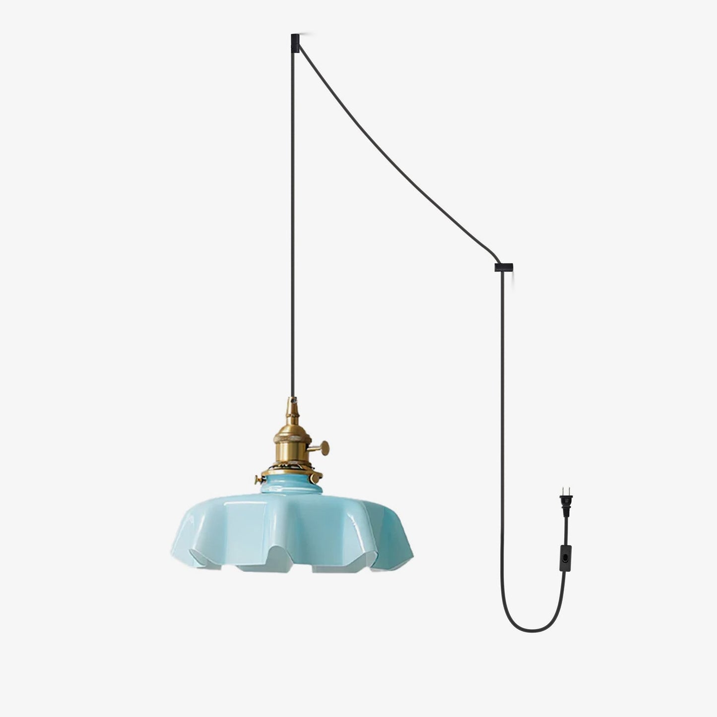 Elegant Floral Hanging Pendant Light