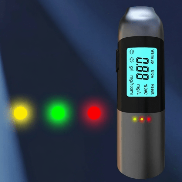 Fast USB Rechargeable Breathalyzer with Quick Results