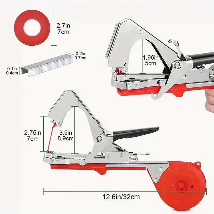 Garden Plant Tie Kit with Tape and Staples