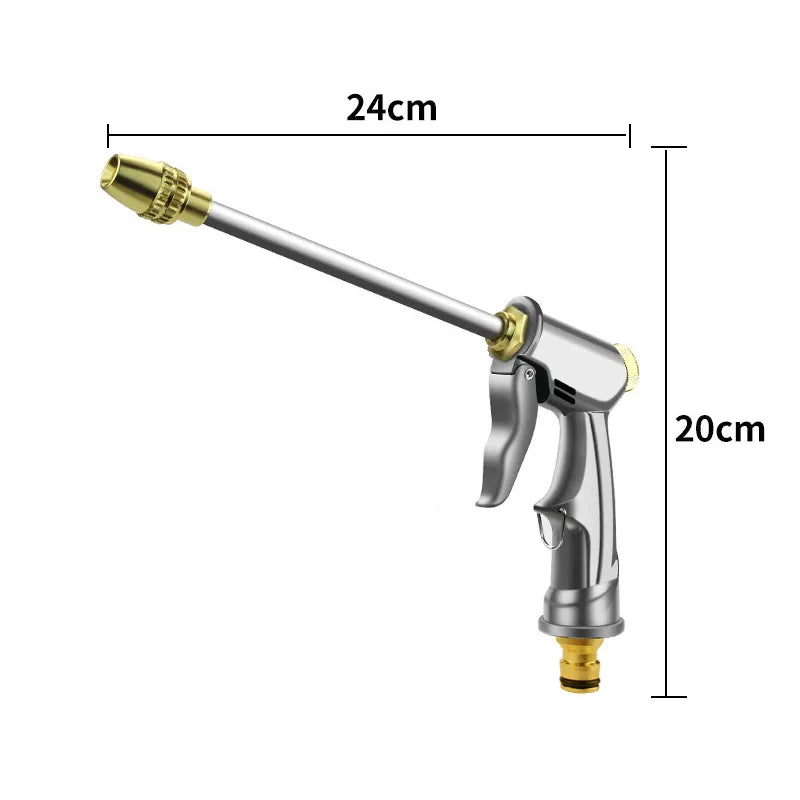 Powerful Handheld Spray Water Gun for Easy Cleaning