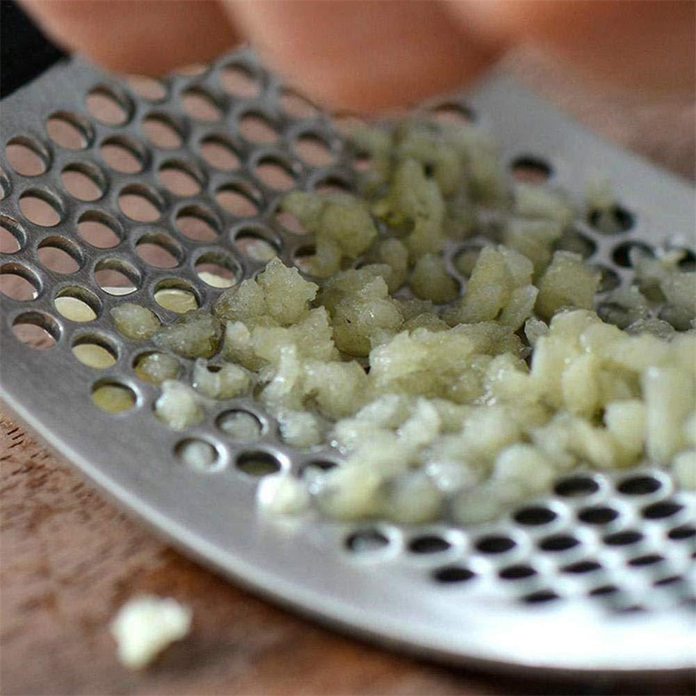 Easy Grip Stainless Garlic Crusher