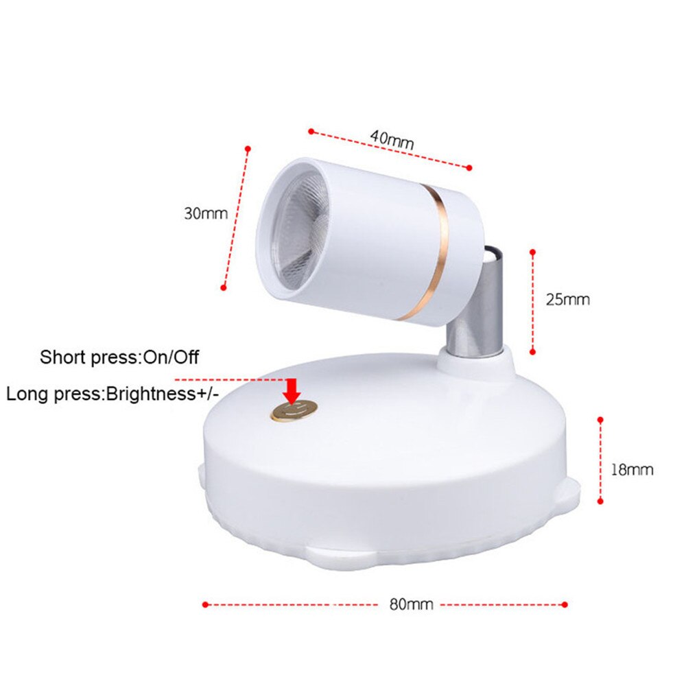 Bright Portable LED Spotlight with Remote