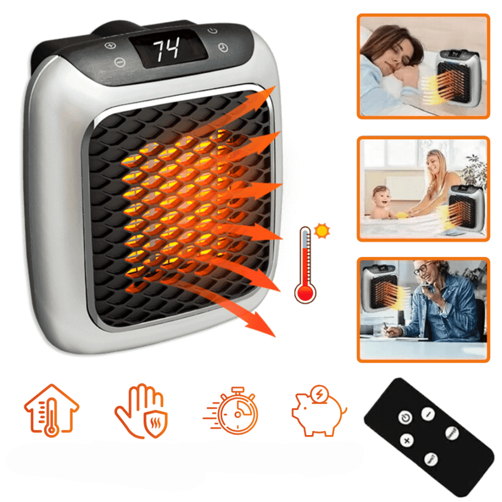 Portable Space Mini Heater with Clean Air Filter - Cofik