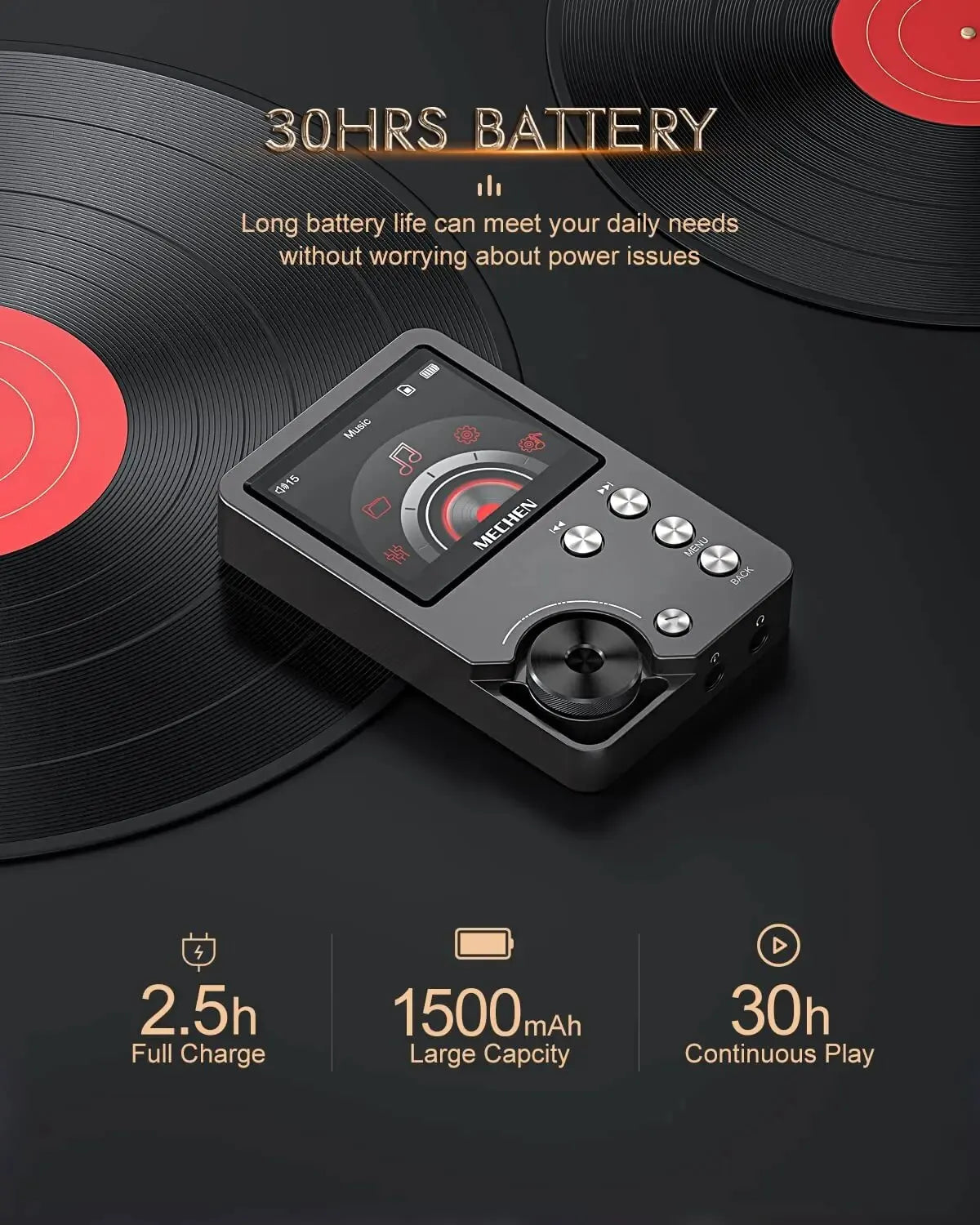 Noxord HiFi MP3 Player - High Quality Lossless Music Player
