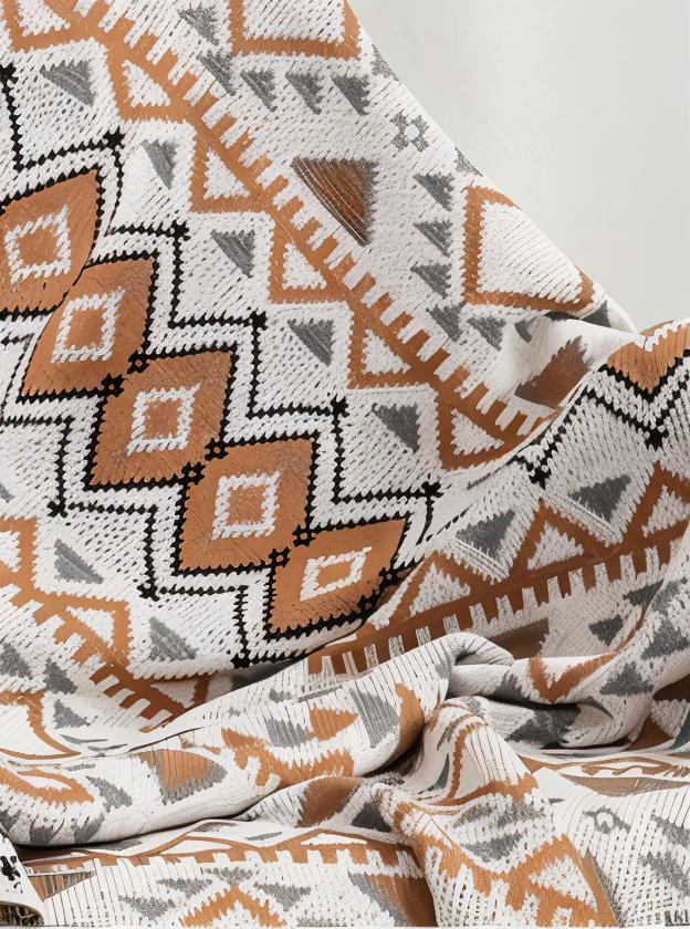 Colorful Chic Fleece Throw Blanket
