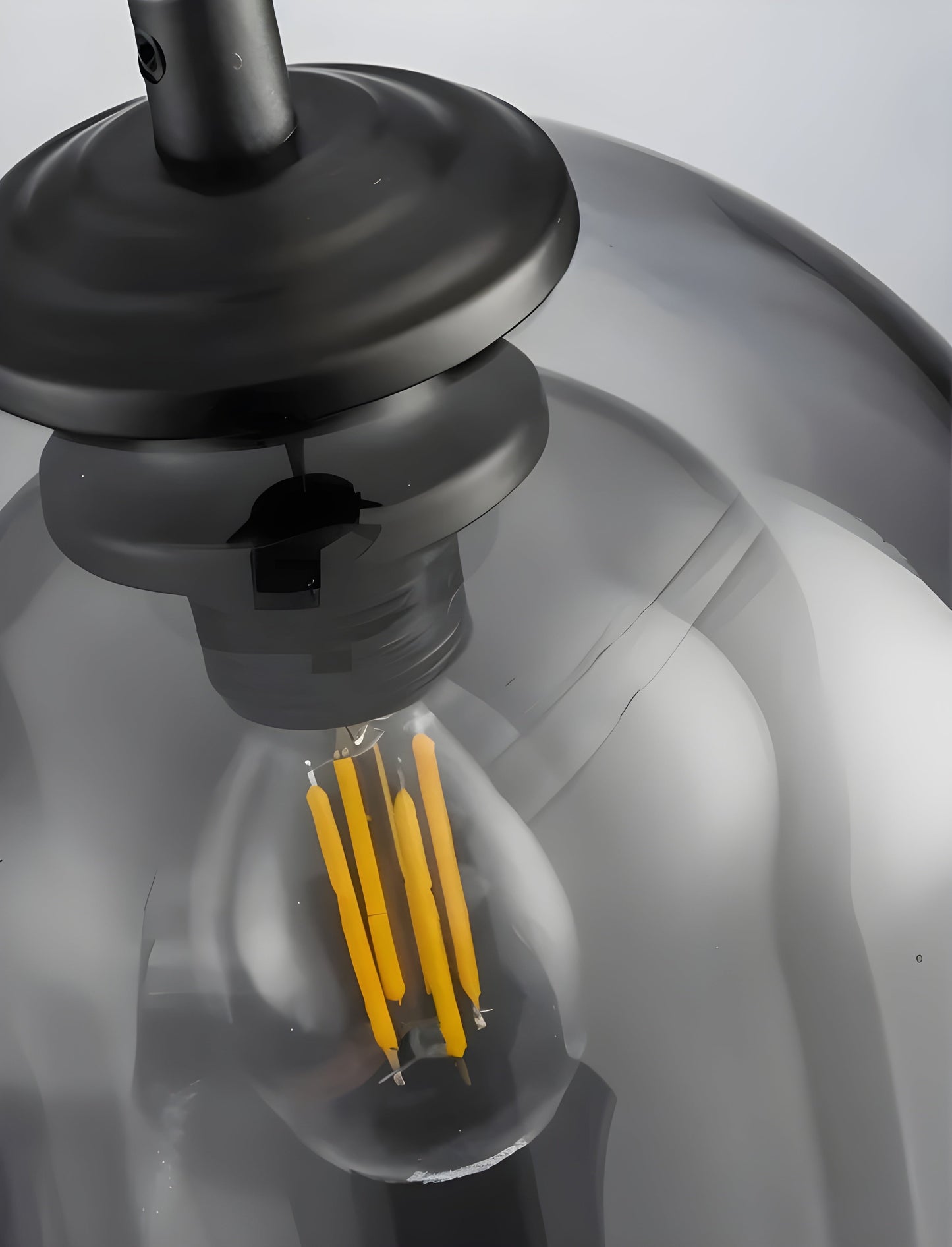Elegant Double Glass Pendant Lamp