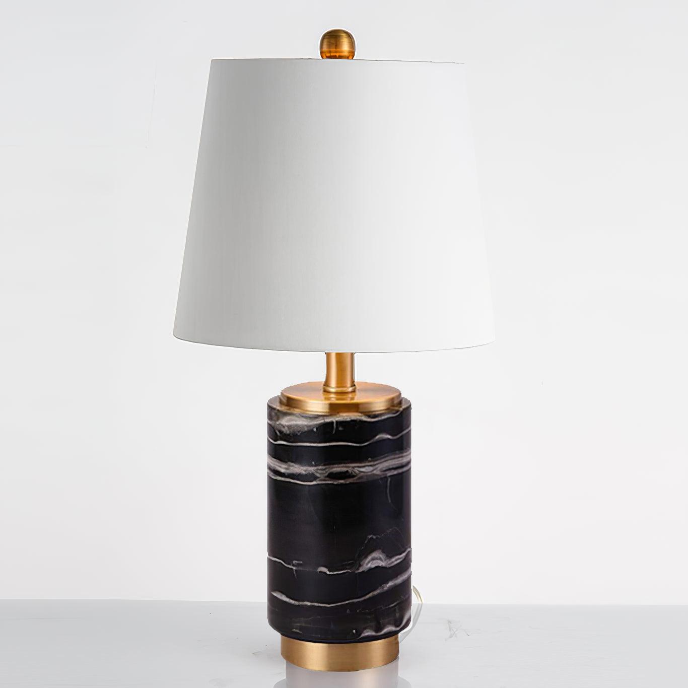 Elegant White Marble Table Light