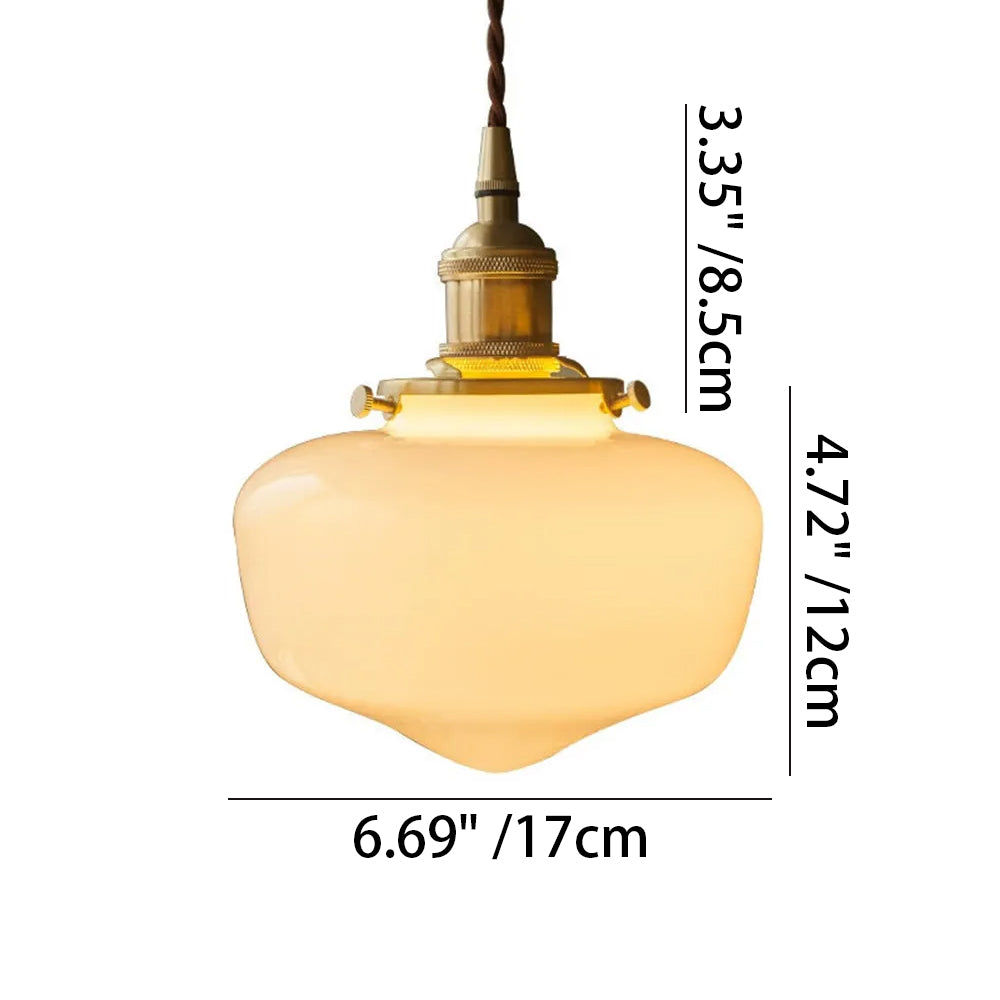 Elegant Glass Pendant Lamp for Dining Living Room