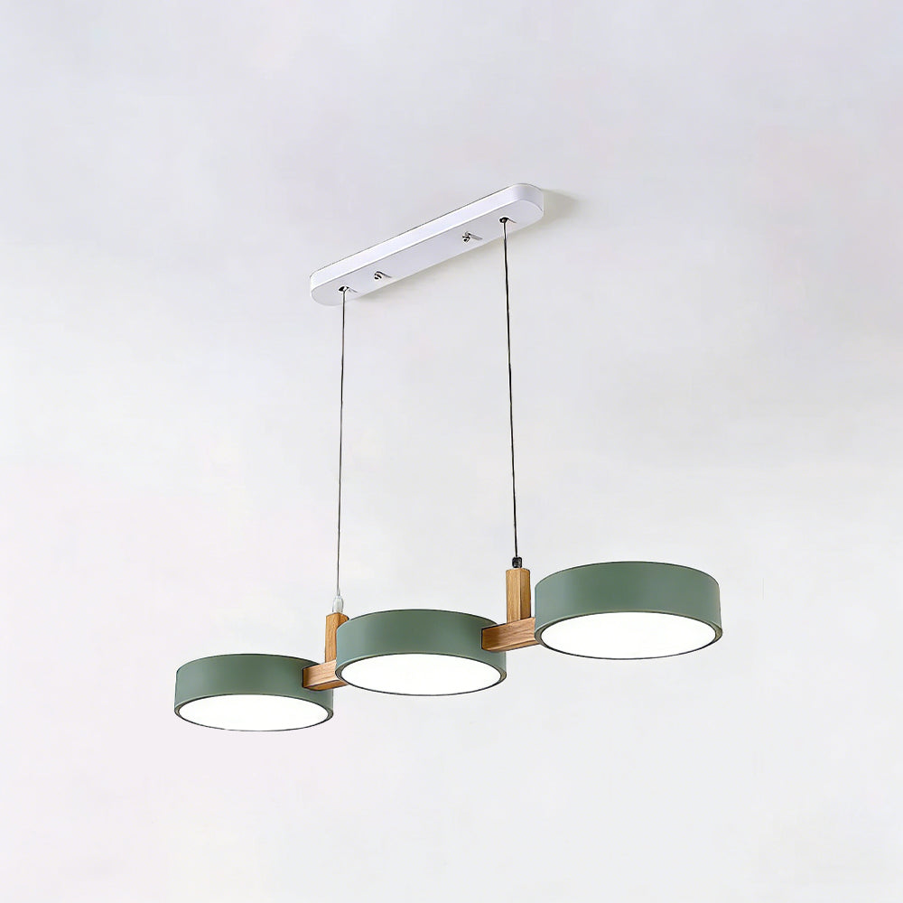 Colorful Metal Pendant Lamp Adjustable Hanging Light