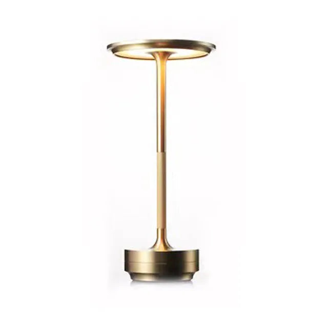 Metallic Adjustable Table Lamp with Vintage Style
