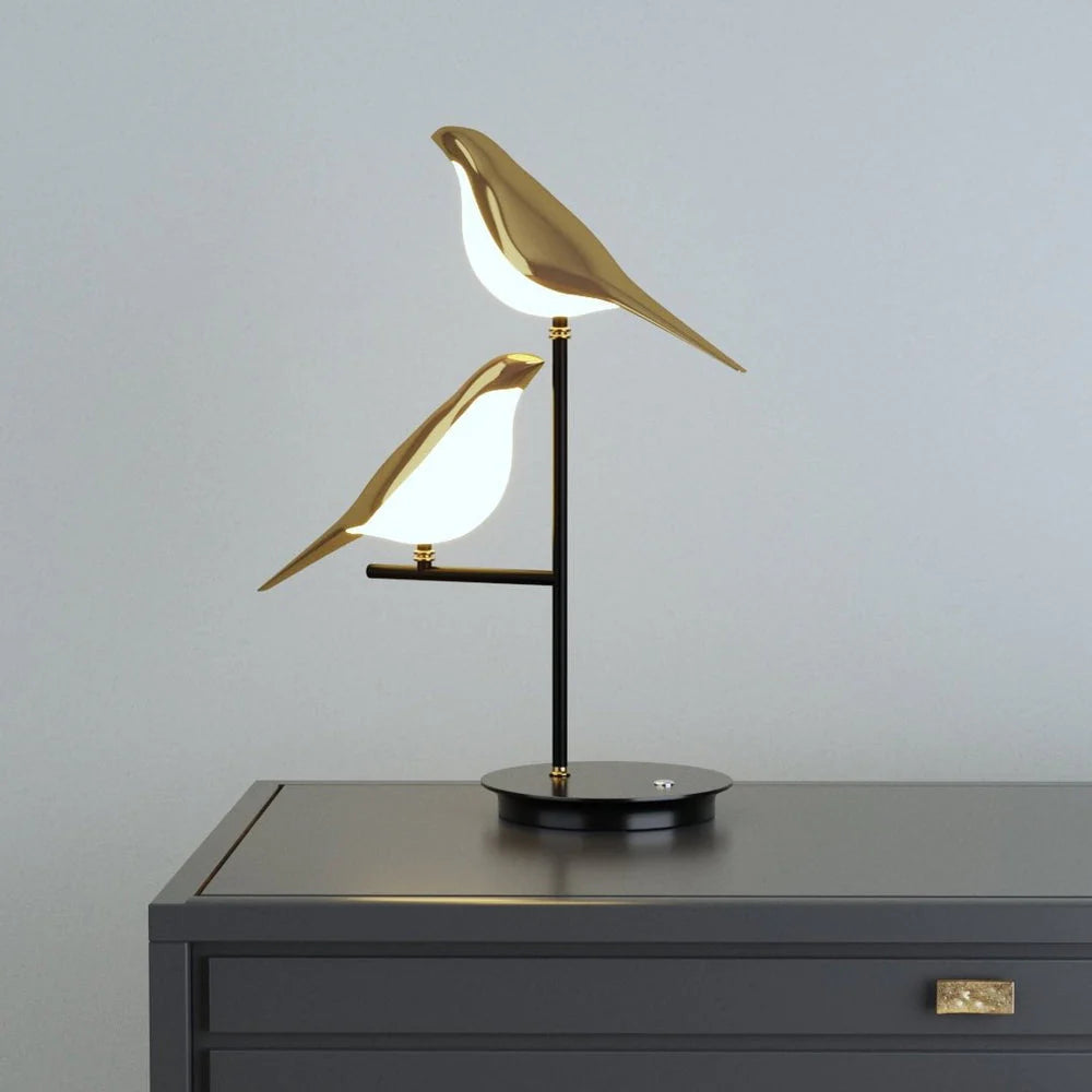 Cute Bird Table Lamp with Warm Soft Glow